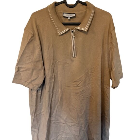 Mauvais Tan Mens Polo - Picture 1 of 3